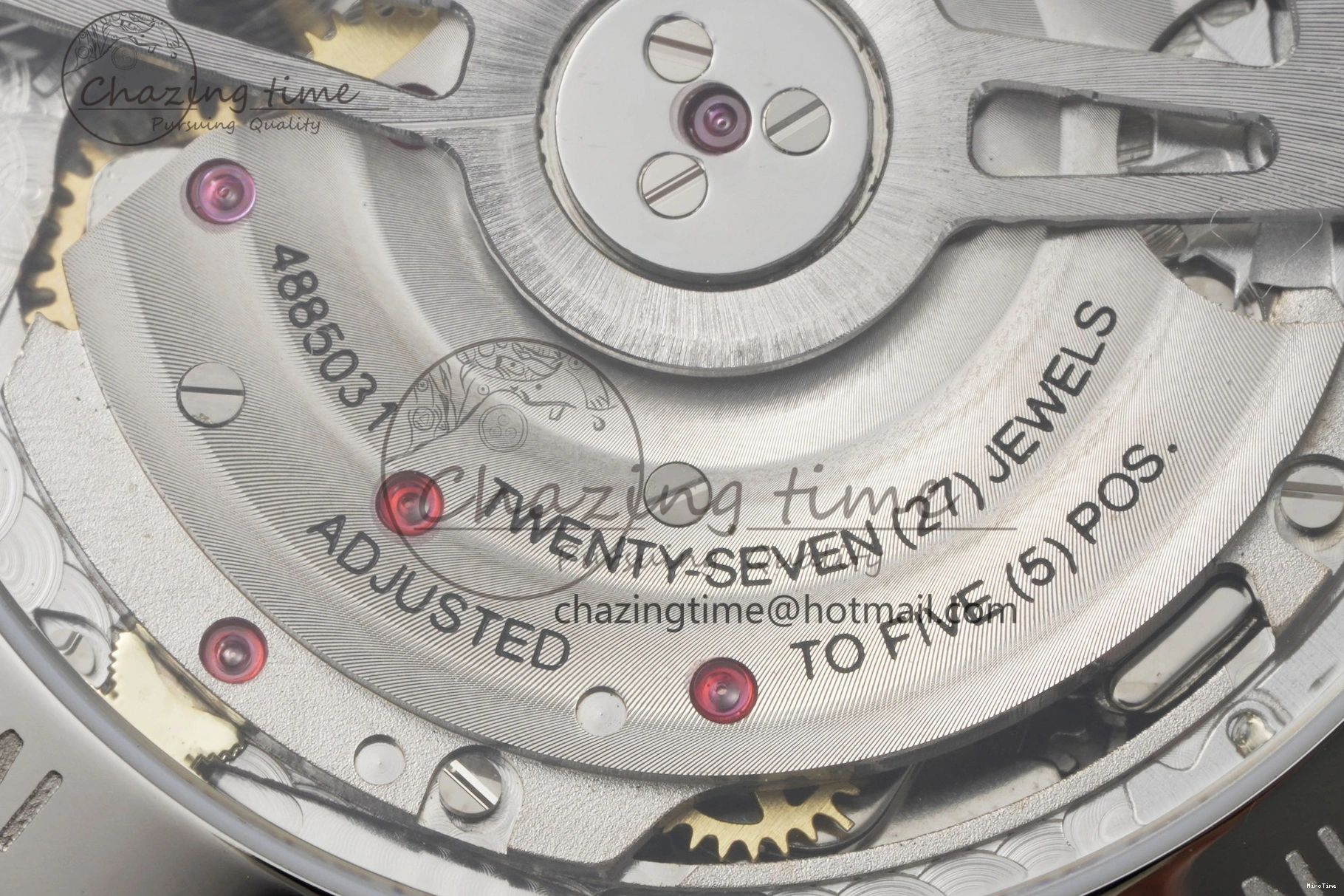 MIROTIME 0408 Portuguese Chrono IW3716 RSF 1:1 Best Edition Blue Dial on Black Leather Strap A RelaxedFit 7045